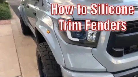 How to Silicone Trim Fender Flares