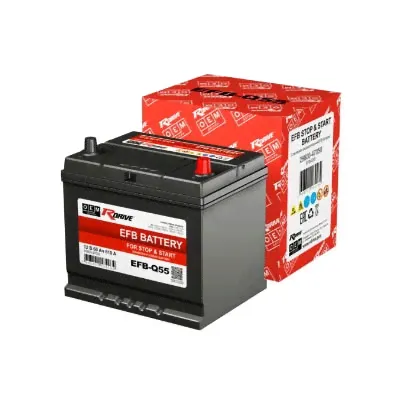 RDRIVE  RDrive 60 Ah / EFB OEM (610)(90D23L/Q55)(230*172*220) 28800-47050/E
