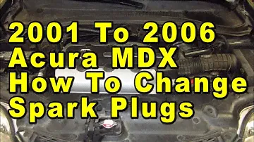 2001 To 2006 Acura MDX How To Change Spark Plugs With Part Numbers 3.5L V6 Engine