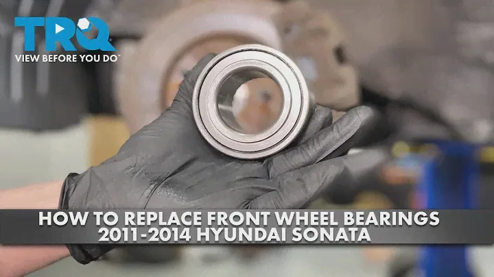 How to Replace Front Wheel Bearings 2011-2014 Hyundai Sonata