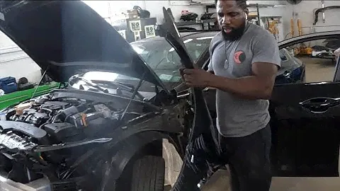 DIY 2022 Kia k-5 how to take the fender and headlight off