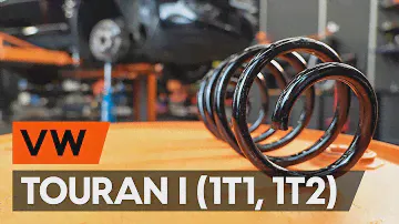 Как заменить передние пружины/передние винтовые пружины на VW TOURAN 1 (1T1, 1T2) [УЧЕБНЫЙ МАТЕРИАЛ AUTODOC]