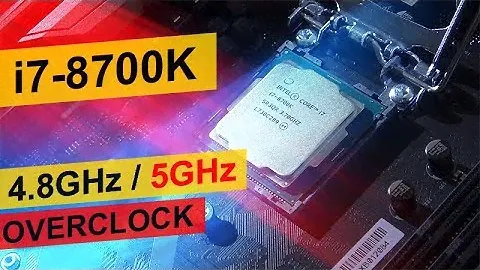 Intel i7-8700K Overclocked to 5GHz! -- The Performance Gains