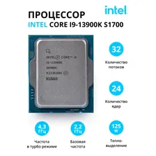 Процессор Intel Core I9-13900K S1700 OEM (CM8071505094011)
