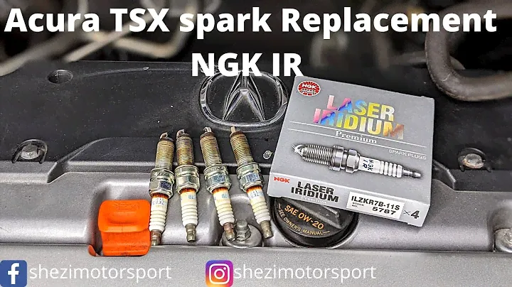 2009-2014 Acura TSX Spark plug replacement
