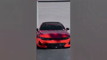 Widebody Kia ❤️❤️🔥🔥K5 red wrap … modded