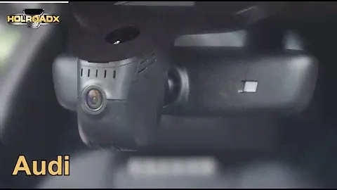 installation of the dash cam for Audi A4 #audi  #dashcam