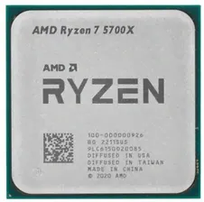 CPU AMD Ryzen 7 5700X OEM (100-000000926) { 3,40GHz, Turbo 4,60GHz, Without Graphics AM4}