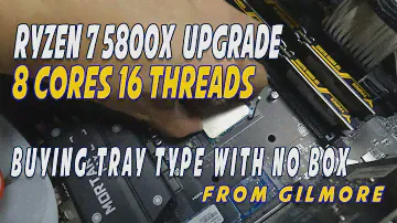 Upgrading AMD Processor from Ryzen 3 3200G to Ryzen 7 5800X Tray Type