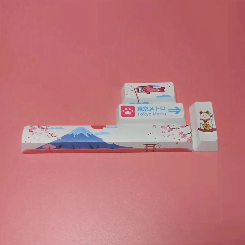 🛍 OEM PBT профиль клавиатуры 5-сторонняя Сублимация 4-клавишный Космос аксессуары для механической клавиатуры переключатель ввод Кнопка партия из 4-2