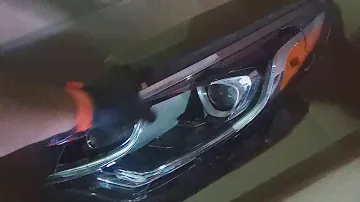 2018 Kia optima headlamp replace and you must take the bumper off
