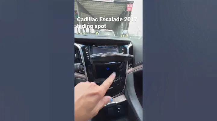 Cadillac Escalade 2017 hiding spot￼