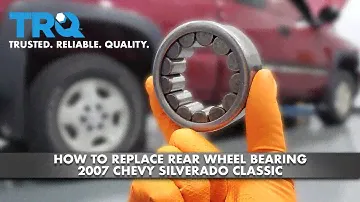 How to Replace Rear Axle Bearing & Seal 2007 Chevy Silverado Classic