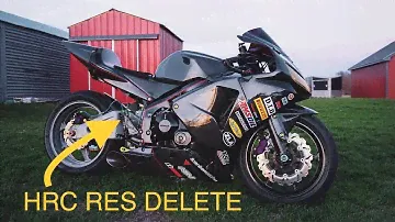 HRC Reservoir Delete 03-06 cbr600rr / TST Signal Relay & PSR Kick Stand Install