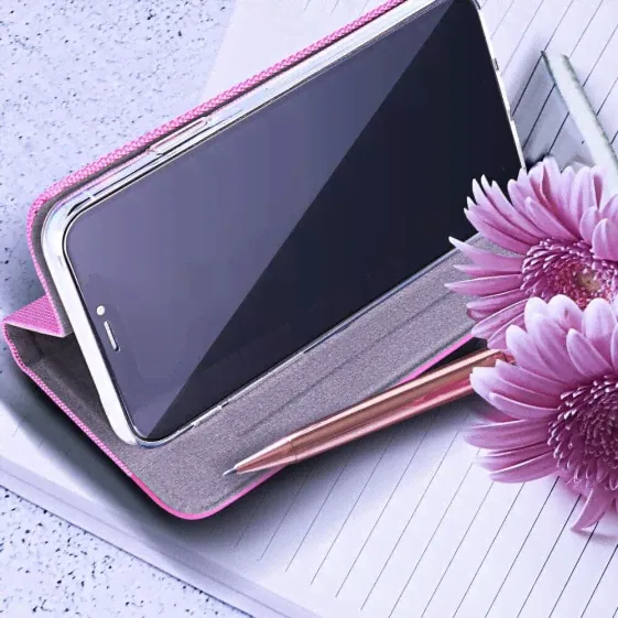 OEM Kabura SENSITIVE Book do XIAOMI Redmi 12C różowy