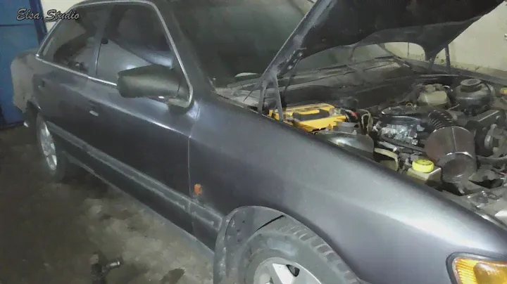 Замена передней стойки Ford Scorpio