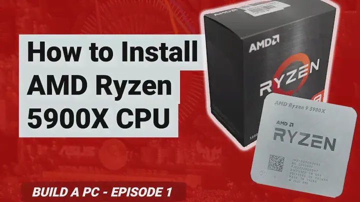 How to install the AMD Ryzen 5900X CPU in a X570 motherboard