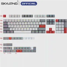 SKYLOONG PBT Keycaps 137 Клавиш Серый Белый Красный OEM Key Cap Для MAC ISO Cherry MX Switch GK61 Anne Pro 2 Механическая Игровая Клавиатура