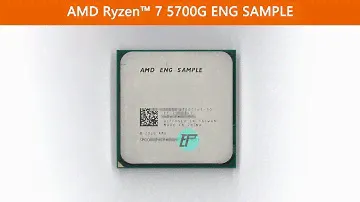 AMD Ryzen 7 5700G / 5750G ENG SAMPLE 8 Core CPU Brief Review