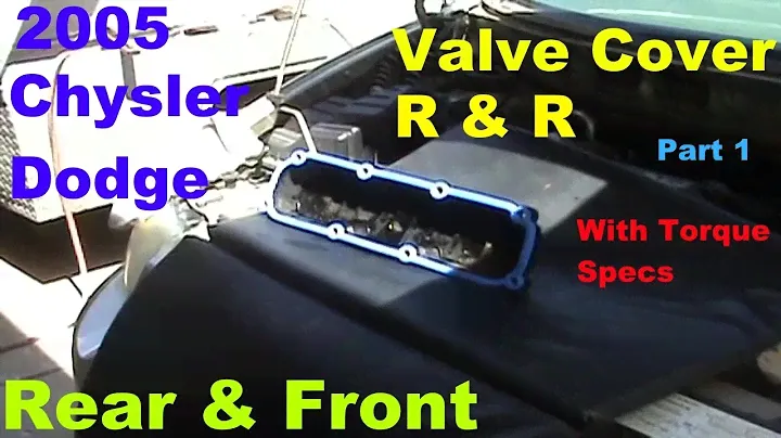 2005 Chysler Town & Country 3.8L 3.3L Valve Cover Replacement Part 1