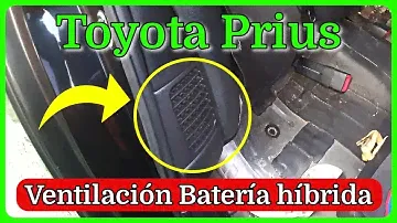 LIMPIEZA de FILTRO BATERIA HIBRIDA Toyota Prius Enfriamiento Refrigeración Sistema Hibrido