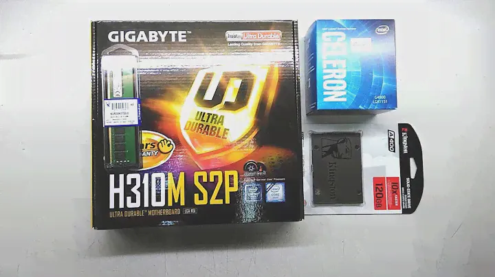 Cheap Cheap PC 2018 intel Celeron G4900 GIGABYTE H310M-S2P DDR4 8GB Kingstn A400 120GB SSD