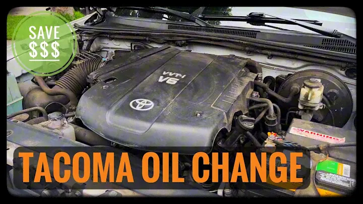 Toyota Tacoma V6 1GR-FE How to Change Oil And Filter 2005 -2015 3rd Generation