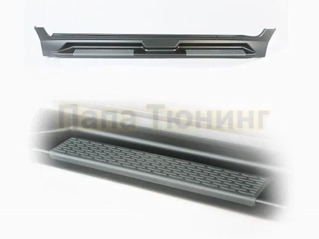 Пороги алюминиевые ОЕМ Style OEM Tuning для Kia Sorento 2009-2020-3