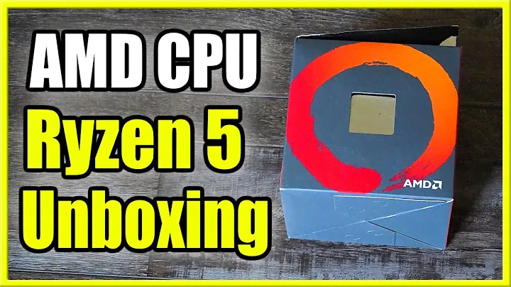 AMD Ryzen 5 2600 Processor with Wraith Stealth Cooler Unboxing (Fast Method!)