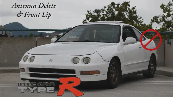 Integra Antenna Delete & New Front Lip