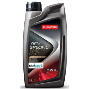 Моторное масло 8238239 CHAMPION OEM SPECIFIC 5W30 C2/C3 п/э бут 1л