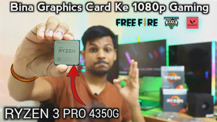 Ryzen 3 Pro 4350G Best Processor without Graphics card Gaming