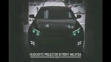 KIA K5 - A poor stock headlight system need a upgrade for better night visibility.