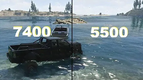 i5 7400 vs R5 5500