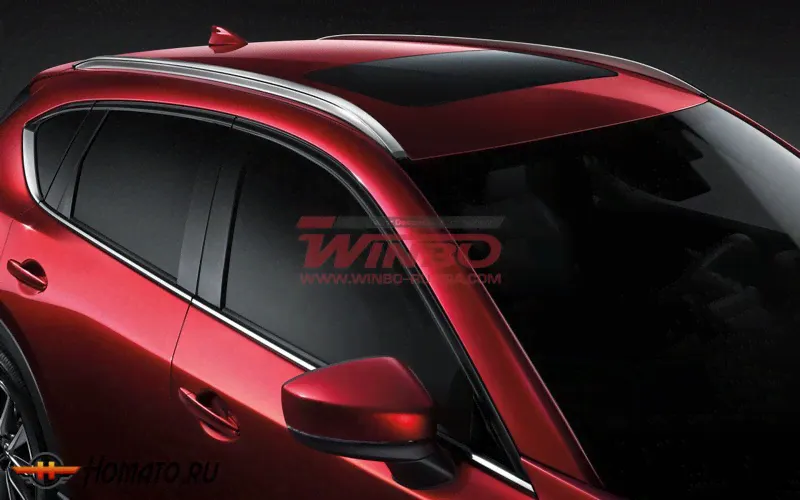 Рейлинги OEM-style на Mazda CX-5 2017+ | серебристые