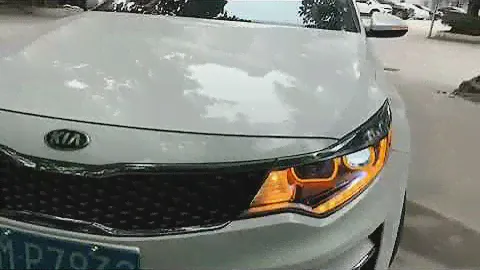 2016 Kia K5 installed Sanvi A9 3 inch led projector lens headlight