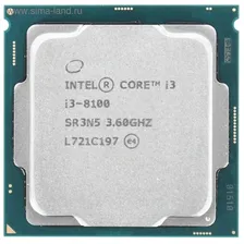 Процессор Intel Core i3 8100 OEM CM8068403377308