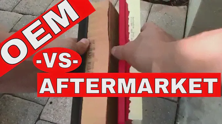 OEM vs Aftermarket-- Engine Air Filter Change-- Toyota Highlander