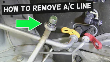 How to Remove A/C LINE on car. AC LINE DISCONNECT TOOL
