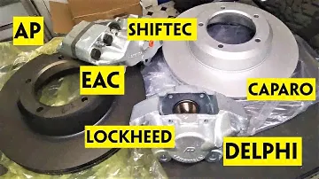 Who are the OEM for Defender brake discs and calipers?