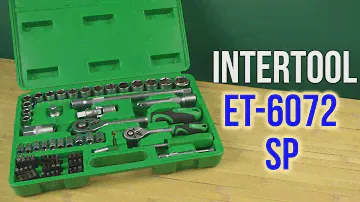 Распаковка Intertool 1/2 и 1/4 Cr-V 72 предмета ET-6072SP