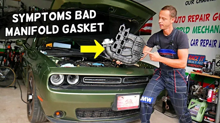 SYMPTOMS OF BAD INTAKE MANIFOLD GASKET demonstrated on DODGE CHALLENGER