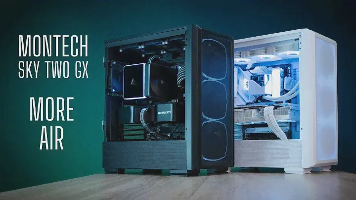 Montech Sky Two GX | more AIRFLOW | Black Ryzen 9 7900X3D PC Build | White Intel i9 14900k