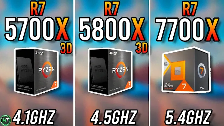 Ryzen 7 5700X3D vs Ryzen 7 5800X3D vs Ryzen 7 7700X