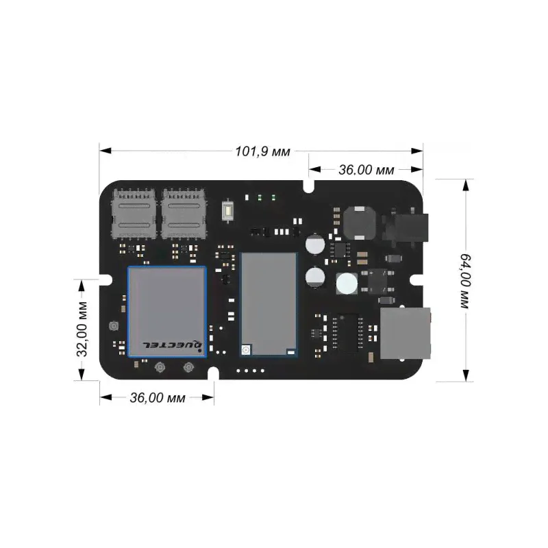 Роутер для встраивания Тандем-4GM (Tandem-4GM-OEM)