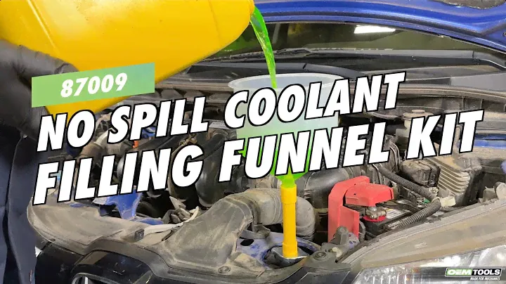 OEMTOOLS 87009 No Spill Coolant Filling Funnel Kit