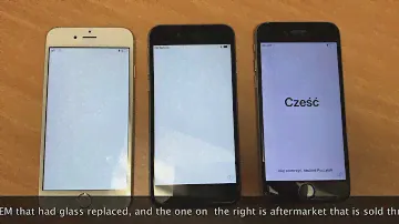 iPhone LCD OEM vs aftermarket quality comparison by iFIX smartphone