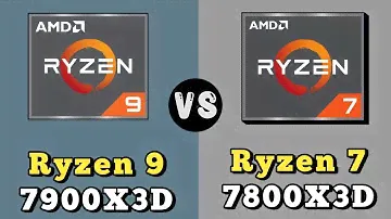 Ryzen 9 7900X3D vs Ryzen 7 7800X3D Processor 🔥 || AMD Ryzen 9 7900X3D vs AMD Ryzen 7 7800X3D