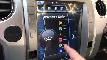 Tundra Android Tesla Style Radio Install - New Launcher: Car Launcher Pro