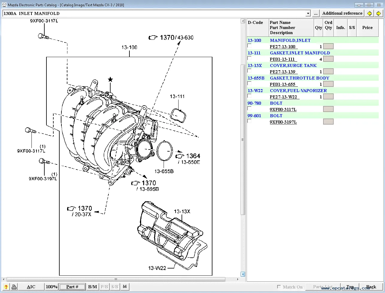 Mazda OEM Europe LHD EPC2 Parts Catalog 02/2018-4